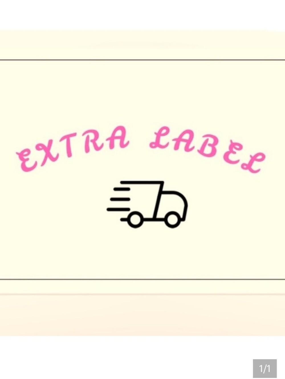 "Extra Label" - Picture 1 of 1